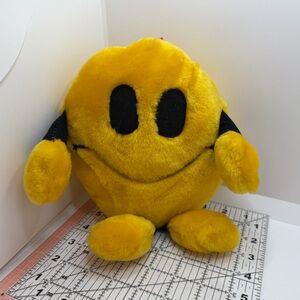 Yellow Smile Face Plush Toy